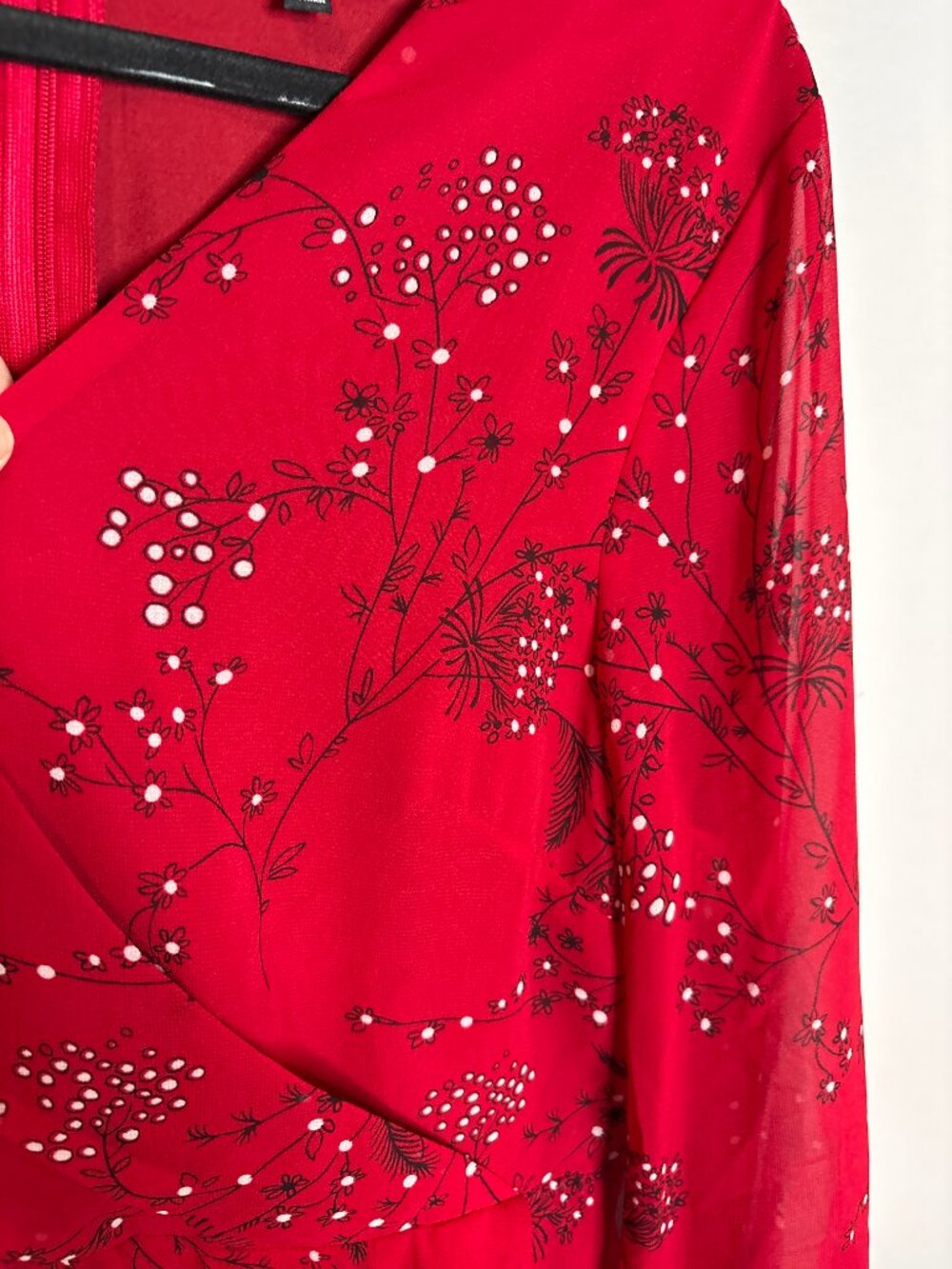 Madewell Hazelwood Wrap-Front Mini Dress in Windswept Floral - Picture 3 of 6